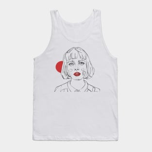 Abstraction Girl Tank Top